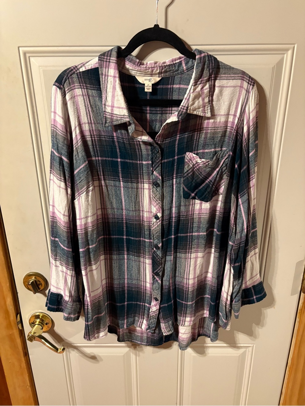 Terra&Sky Flannel Size 3X